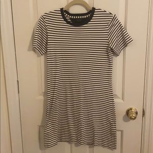 Theory striped tshirt dress